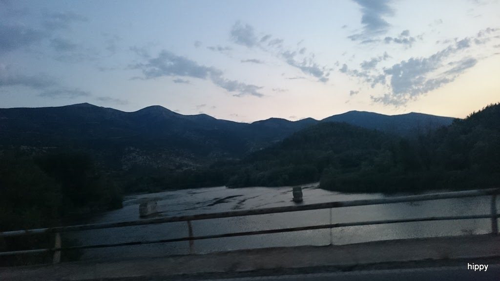 Another sunrise on the road, Greece